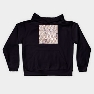 Blush Quartz Honeycomb Kids Hoodie